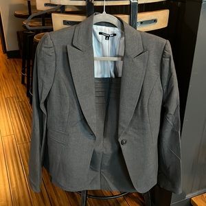 Charcoal Gianni Bini Skirt Suit